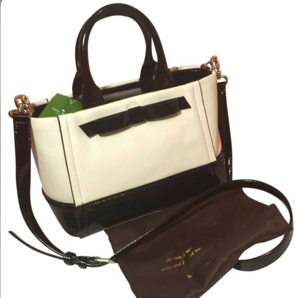 Kate Spade Black White Crossbody